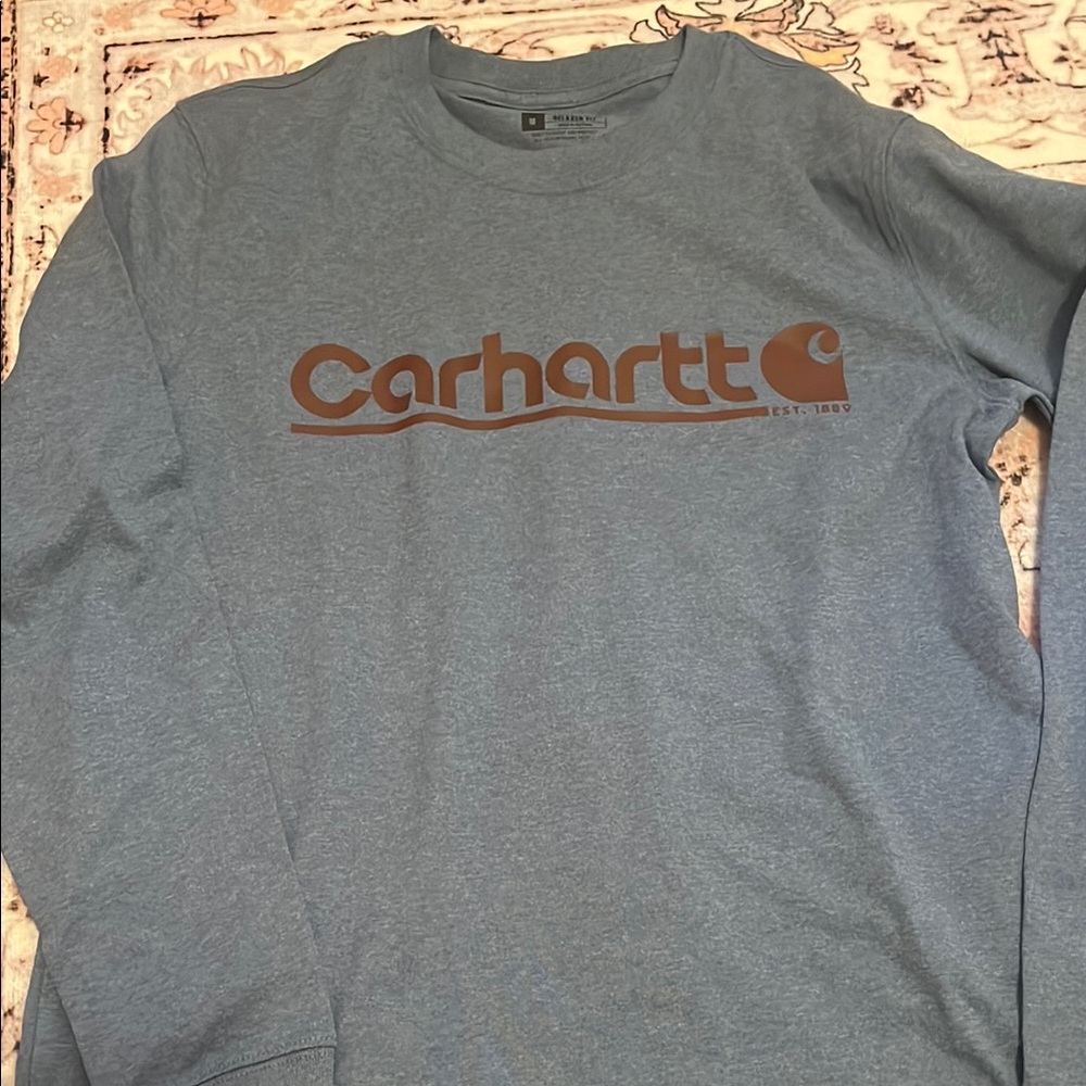 Carhartt Men's Blue Long Sleeve Shirt